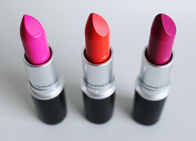 MAC LIPSTICKS: CANDY YUM YUM, MORANGE + MAC Candy Yum Yum Lipstick Moment
